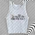 Y2k Tees Vintage Tank Tops 2023 Summer Letter Crucifix Graphic Print Personality Aesthetic Baby Tee Harajuku Streetwear Slim Top