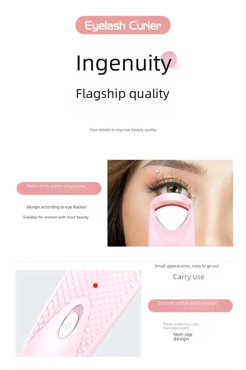 electric eyelash curling device heat styling