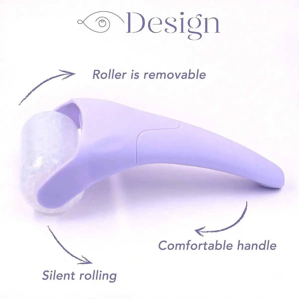 Botanica Luxe Facial Ice Roller | De-Puffing & Skin-Soothing Massage Tool