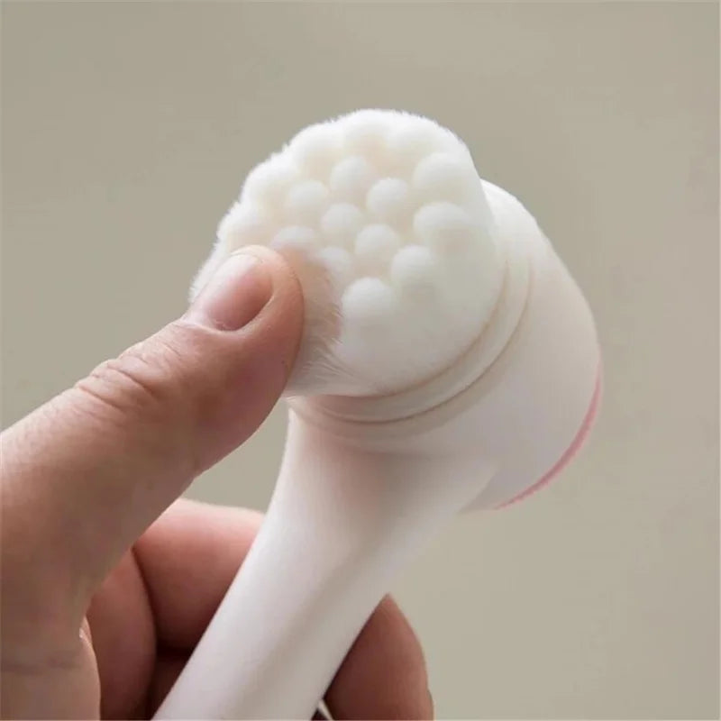 Double-Sided Silicone Facial Cleansing Brush – Deep Pore Cleanse & Gentle Exfoliation