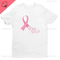 Breast Cancer Awareness We Wear Pink Awareness Ribbon Aesthetic Clothes Pink and White Tops Shirt