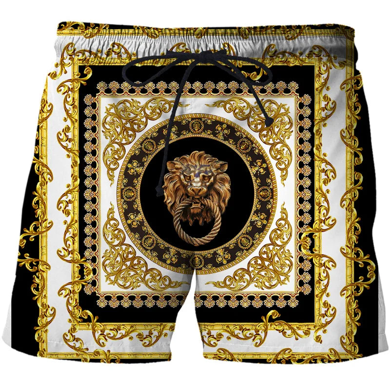 Luxury Beach Shorts  Men's Swim Trunks Casual  Surf