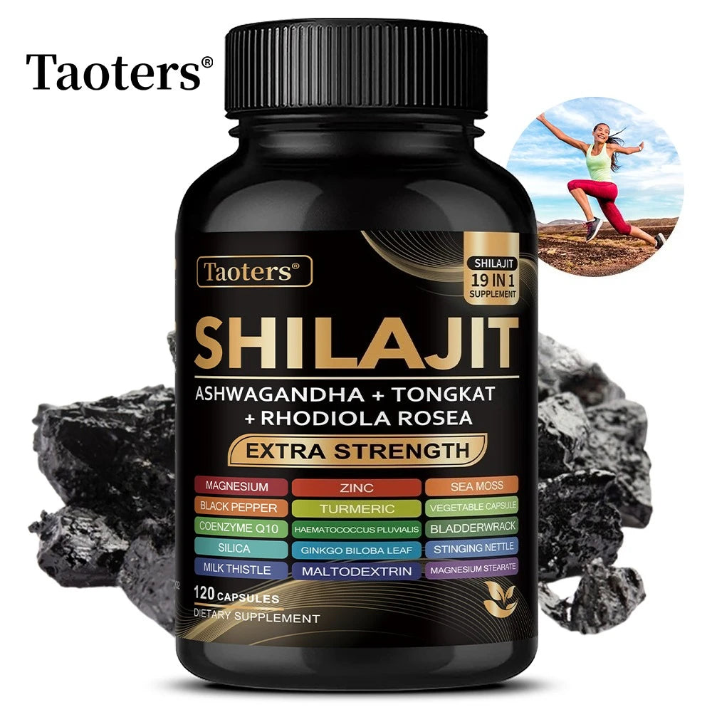 Shilajit 19-in-1 Organic Wellness Complex | Sea Moss, Ashwagandha, Magnesium & Zinc