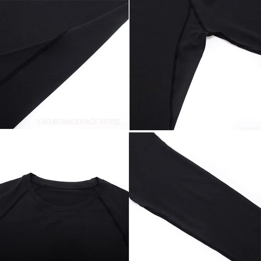 Men's Rash Guard Anime Manga Print Gym Compression Shirt