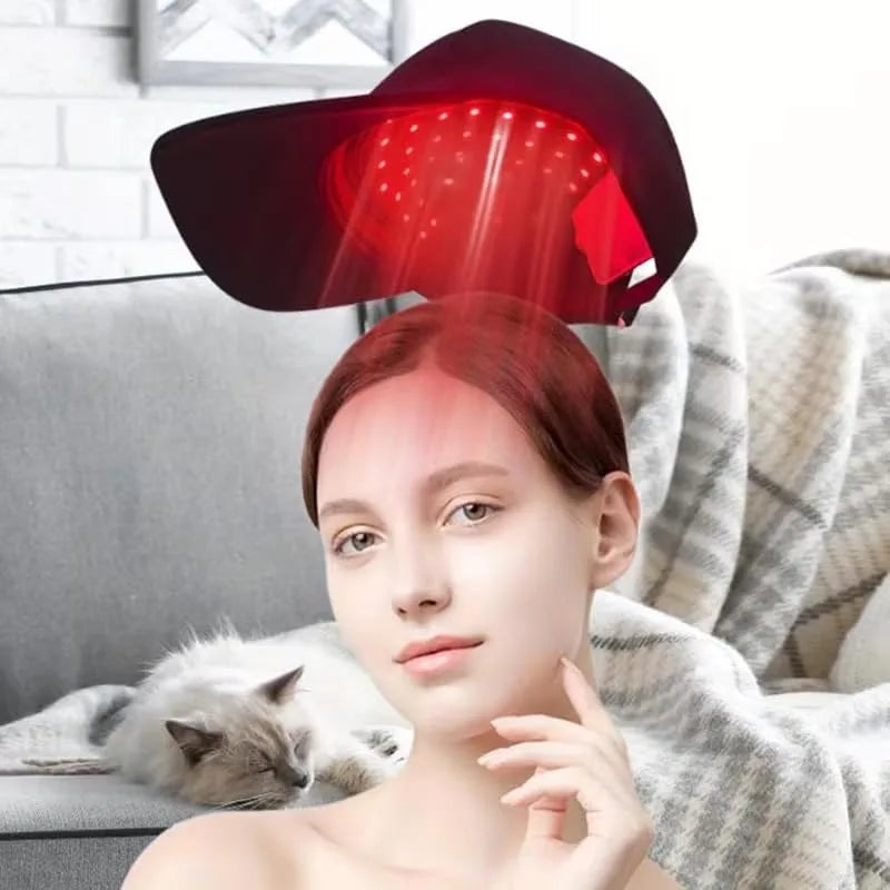 660nm 850nm Red Blue Light Hair Growth Cap Hair Growth Device with Detachable Inner for Women Men Hair Regrowth Loss Treatment