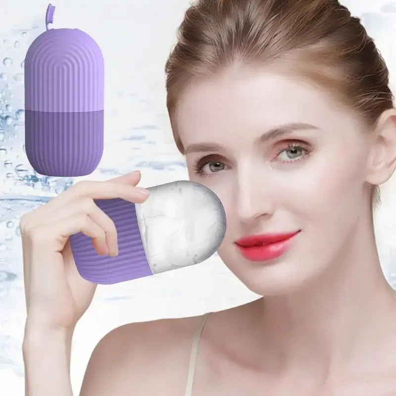 Ice Roller Mold — Depuffing & Pore-Minimizing Facial Massage Tool