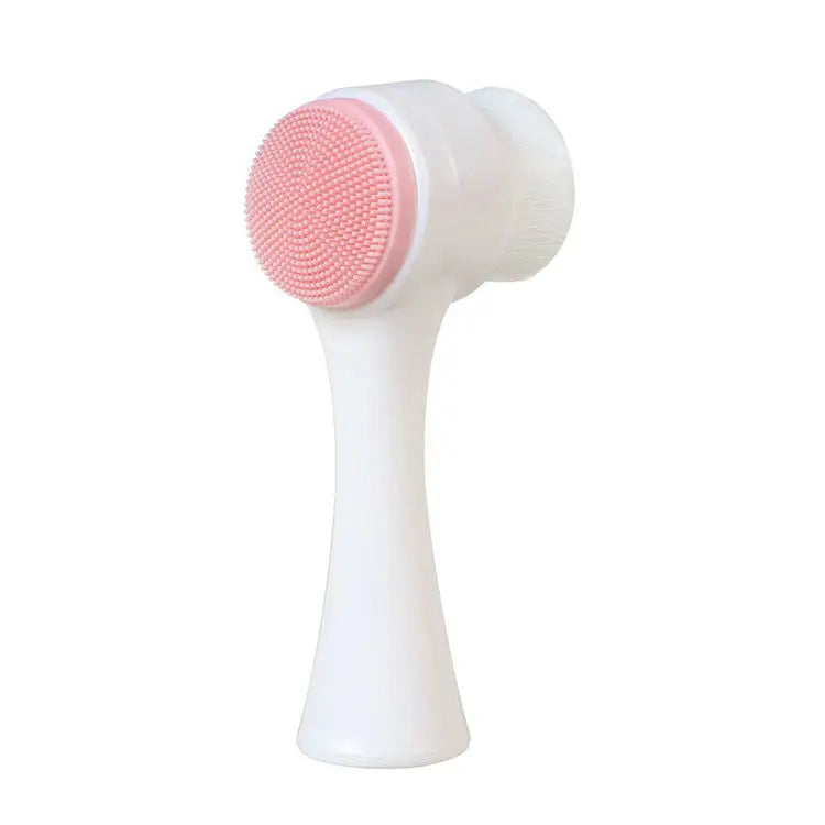 Double-Sided Silicone Facial Cleansing Brush – Deep Pore Cleanse & Gentle Exfoliation