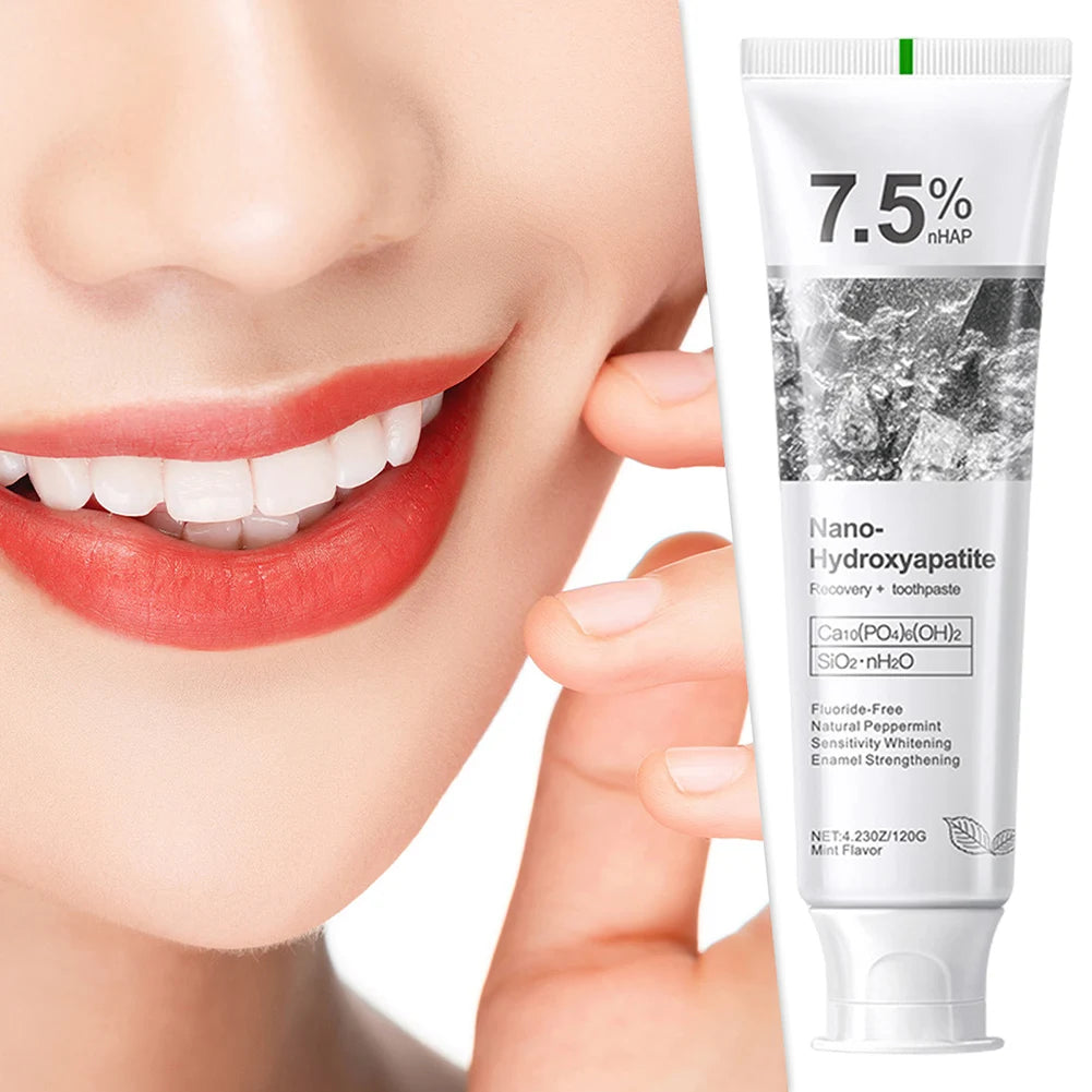 120g Hydroxyapatite Toothpaste,Gentle Mint,Breath Refreshing Whitening Toothpaste,Intensives Stain Removal Tooth Paste,Oral Care
