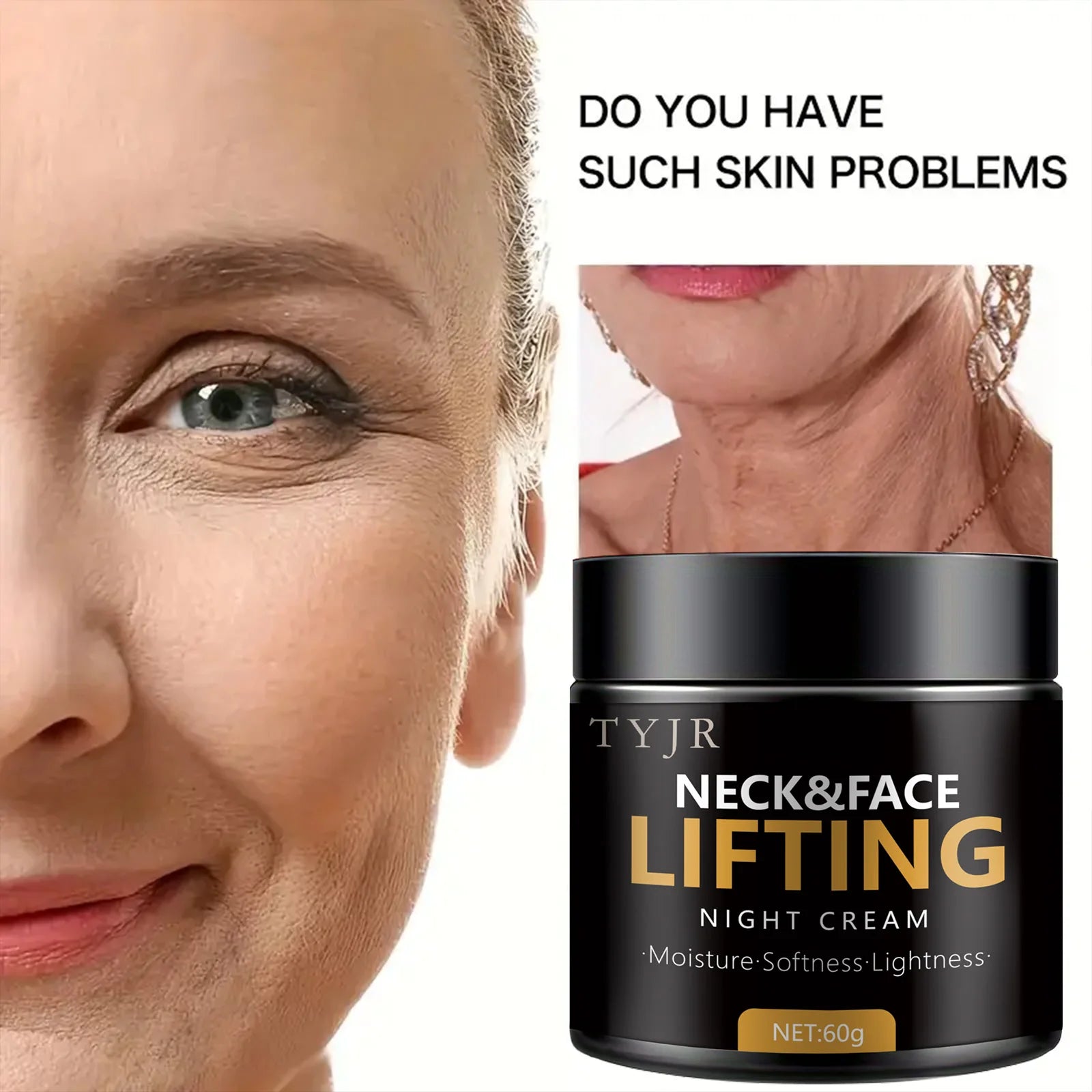 Botanica Luxe Neck Firming Collagen Cream | Anti-Aging Lift & Rejuvenation