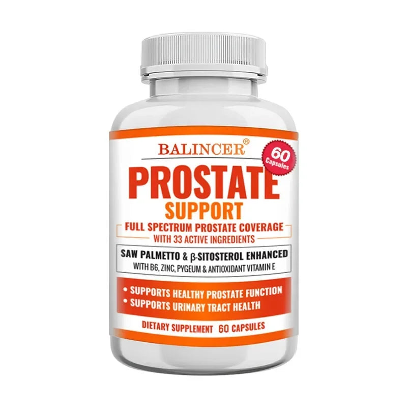Saw Palmetto Prostate & Hair Support Supplement – 33 Natural Botanicals, DHT Blocker & Bladder Health
