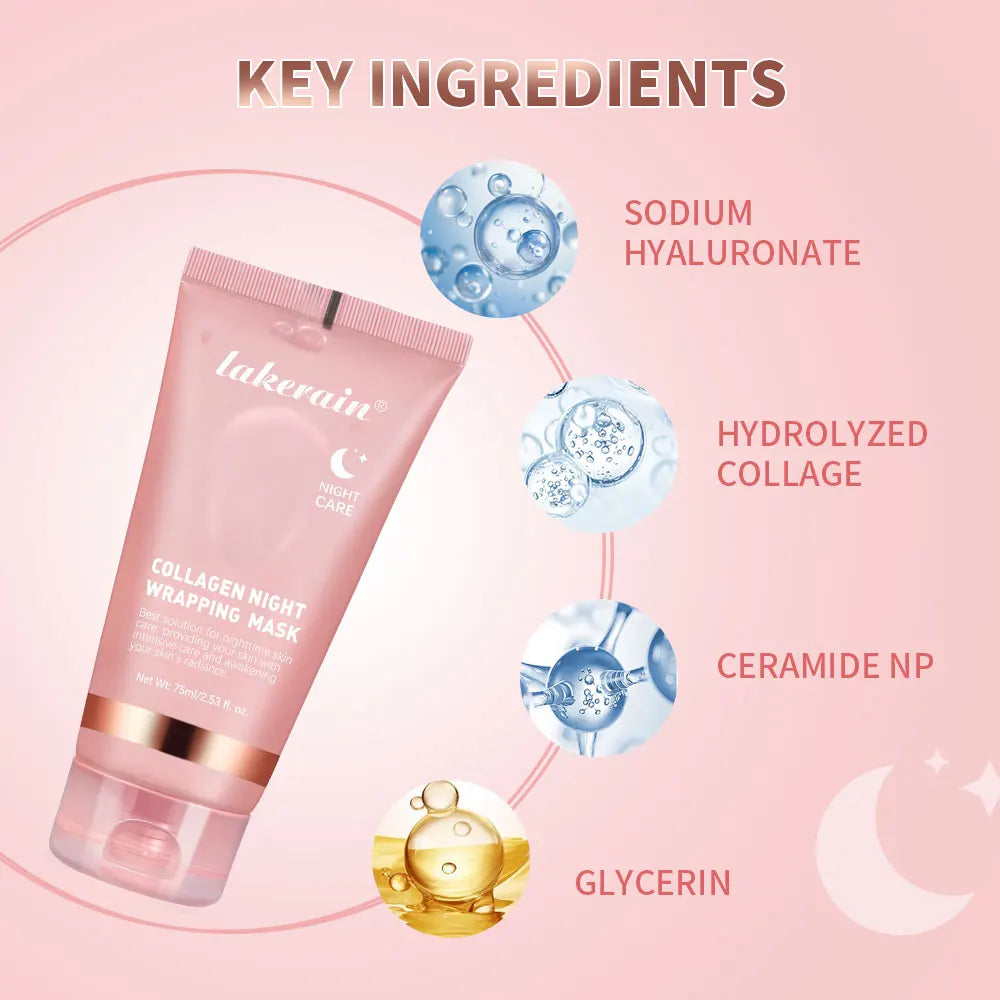Collagen Overnight Peel-Off Mask – Hydrating & Firming Treatment