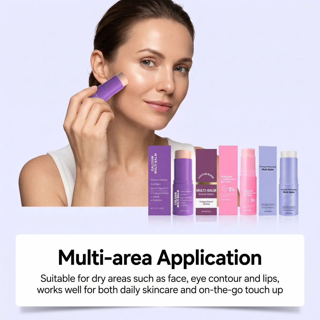 PDRN Calcium Volume Multi Balm | Korean Anti-Oxidant Cream for Face, Eyes & Neck