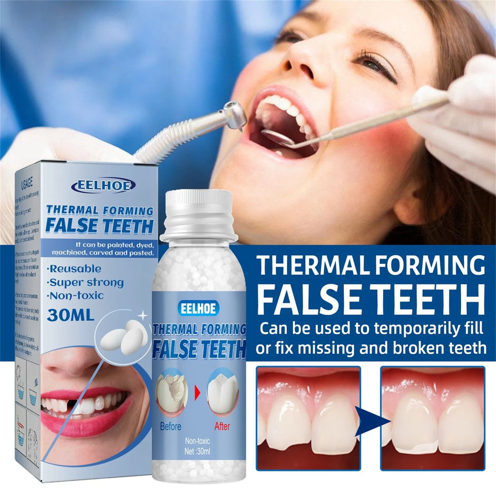 Tooth Repair Glue Shapeable Teeth Gaps Filling Solid Glue Temporary Teeth Repair Falseteeth Glue Safety Dental Supplies