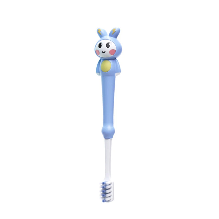 Kid's cartoon rabbit soft  toothbrush gently cleans