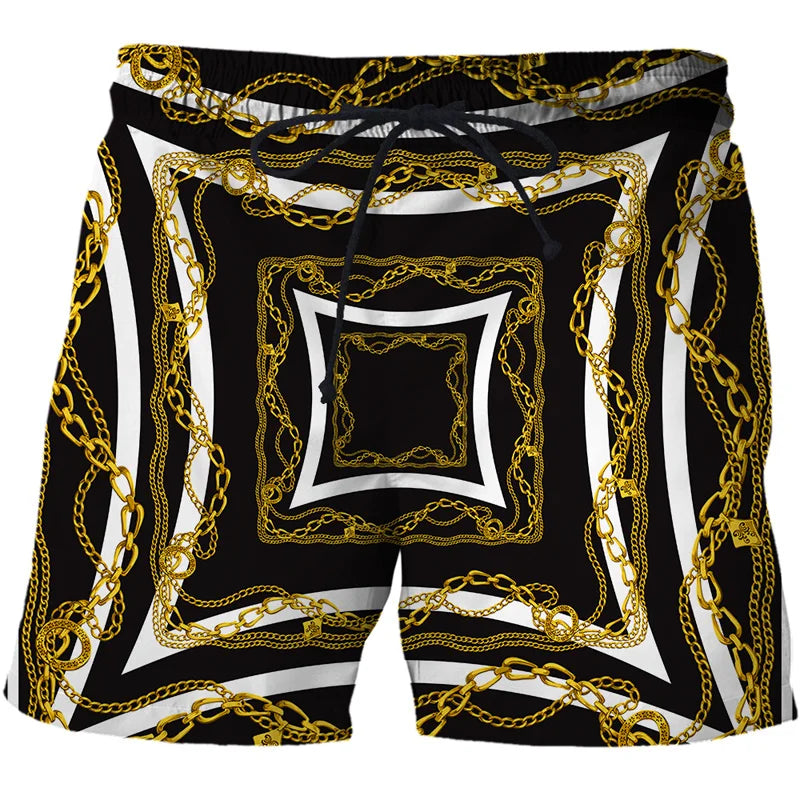Luxury Beach Shorts  Men's Swim Trunks Casual  Surf