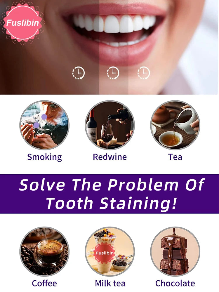 V34 Whitening Toothpaste Instant Teeth Whitening Tooth Stain Tartar Removal Oral