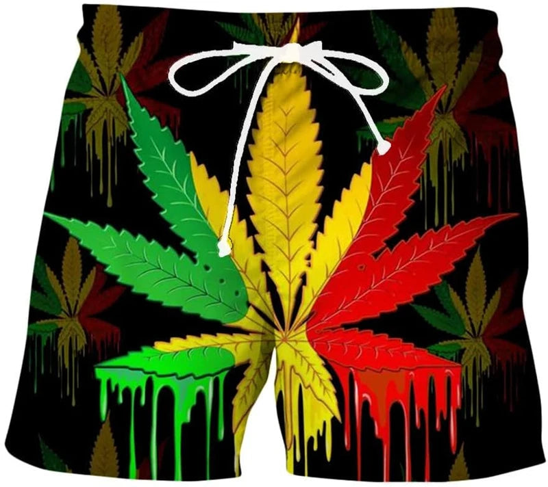 Men's Beach Shorts Oversized Casual Quick Drying Men's Swimming