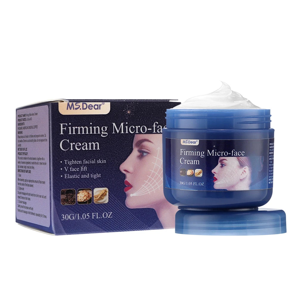2Pcs Firming Face-lift Slimming Cream V-Shape Slimming Removal Masseter Muscle Double Chin Face Fat Burning Anti-Wrinkle Product