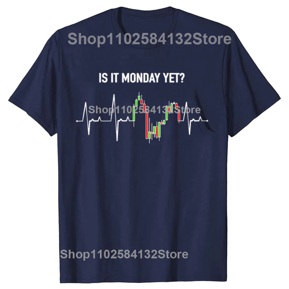 Is It Monday Yet  Men's Casual 100% Cotton T Shirt