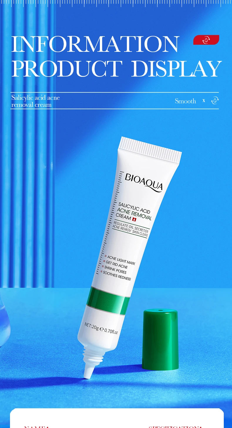 Salicylic Acid Blemish Repair Face Cream – Acne, Blackheads & Pore Refining