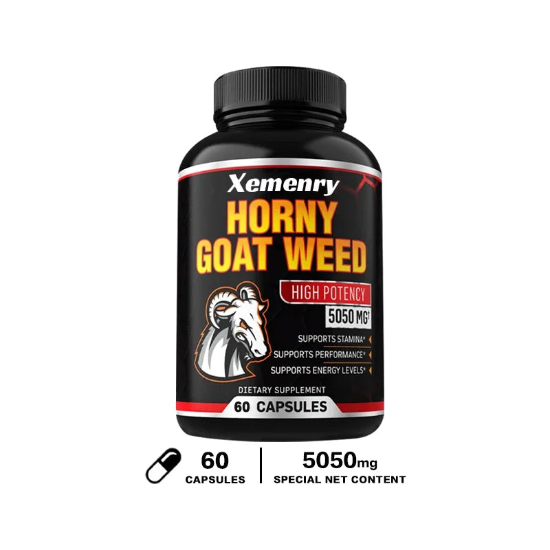 Epimedium & Black Pepper Vitality Capsules | Men's Energy & Stamina Support