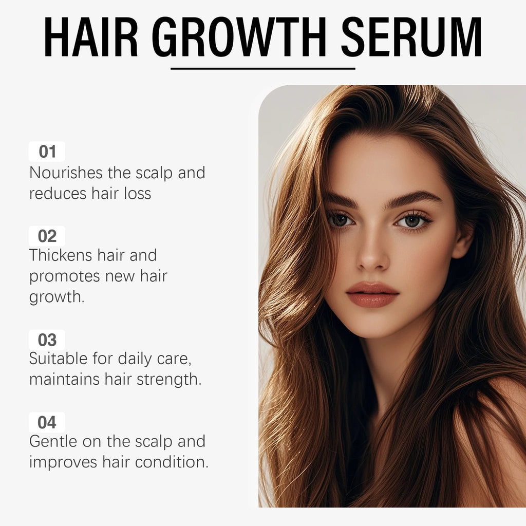 Hair Growth Serum strengthening Hair Roots Promote Hair Regrowth Anti Hair Loss Nourishing Scalp Repair Hair Care