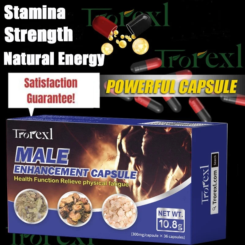 Epimedium & Ginseng Vitality Capsules for Men | Natural Stamina & Reproductive Health Support