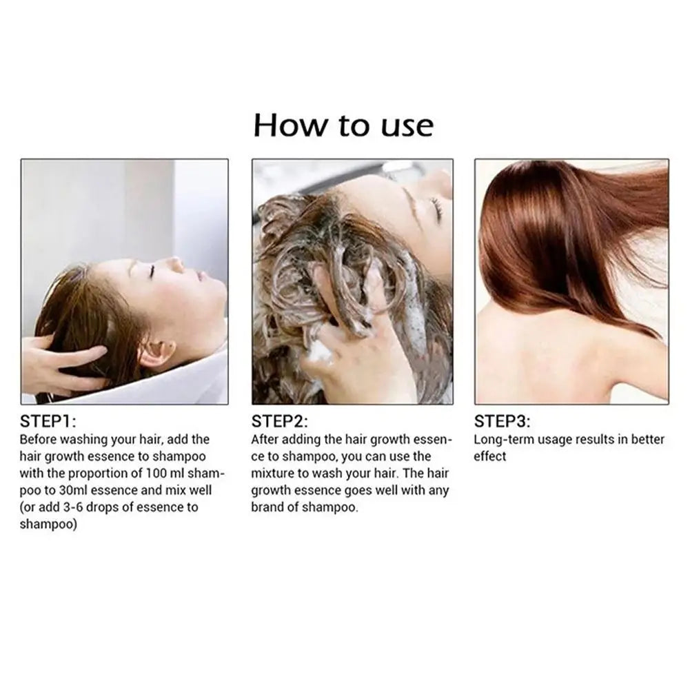 1/2/3Pcs Hair Growth Shampoo, Ginger Shampoo Deep Cleaning Nourish Scalp Deep Cleaning Nourish Scalp Enhance Hair Elasticity