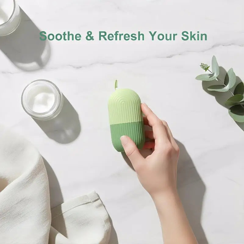 Silicone Ice Roller Mold — Freeze, Roll & Glow for Face & Body