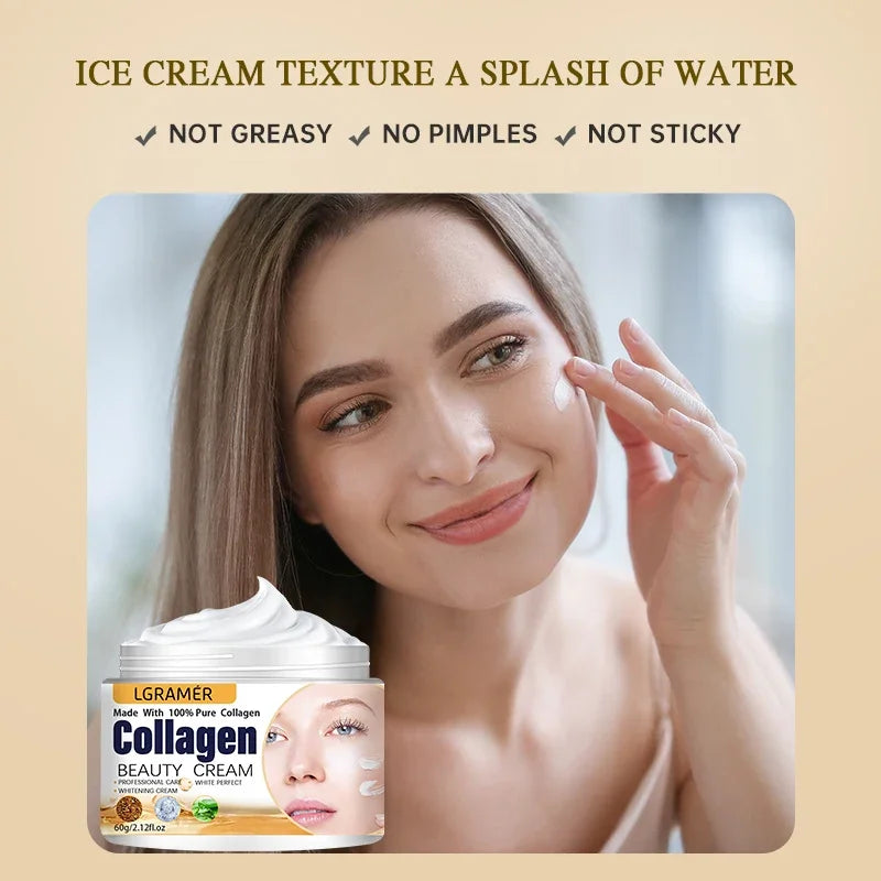 Collagen Boost Eye & Face Cream — Anti-Aging Korean Essence