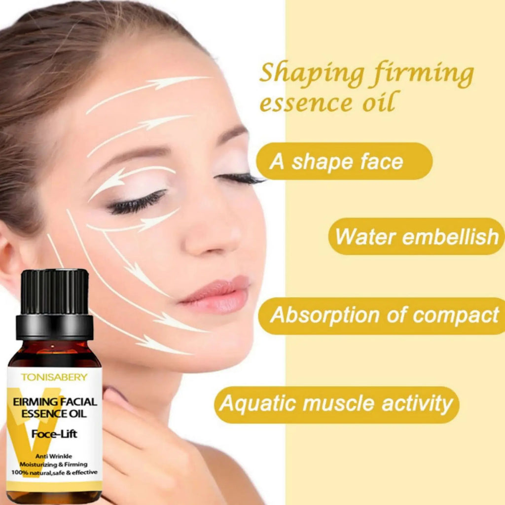 Anti Wrinkle Essence Instant Slimming Face Oil V Face Essential Oils Lifting Firming Thin Nourish Powerful Facial Skin Care