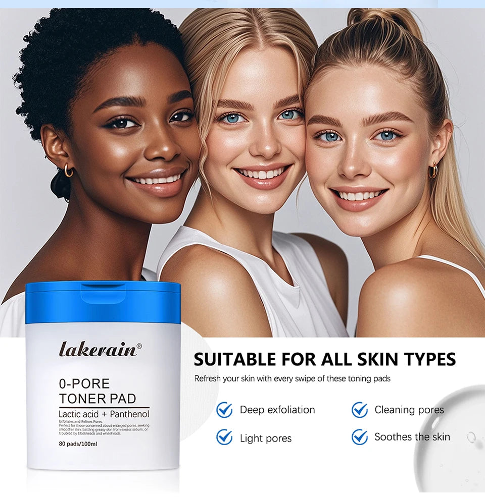 Zero Pore Toner Pads Control Oil Reduce Sebum Exfoliate Deep Clean Refines Pores Antioxidant Skincare Treatment  skincare korean