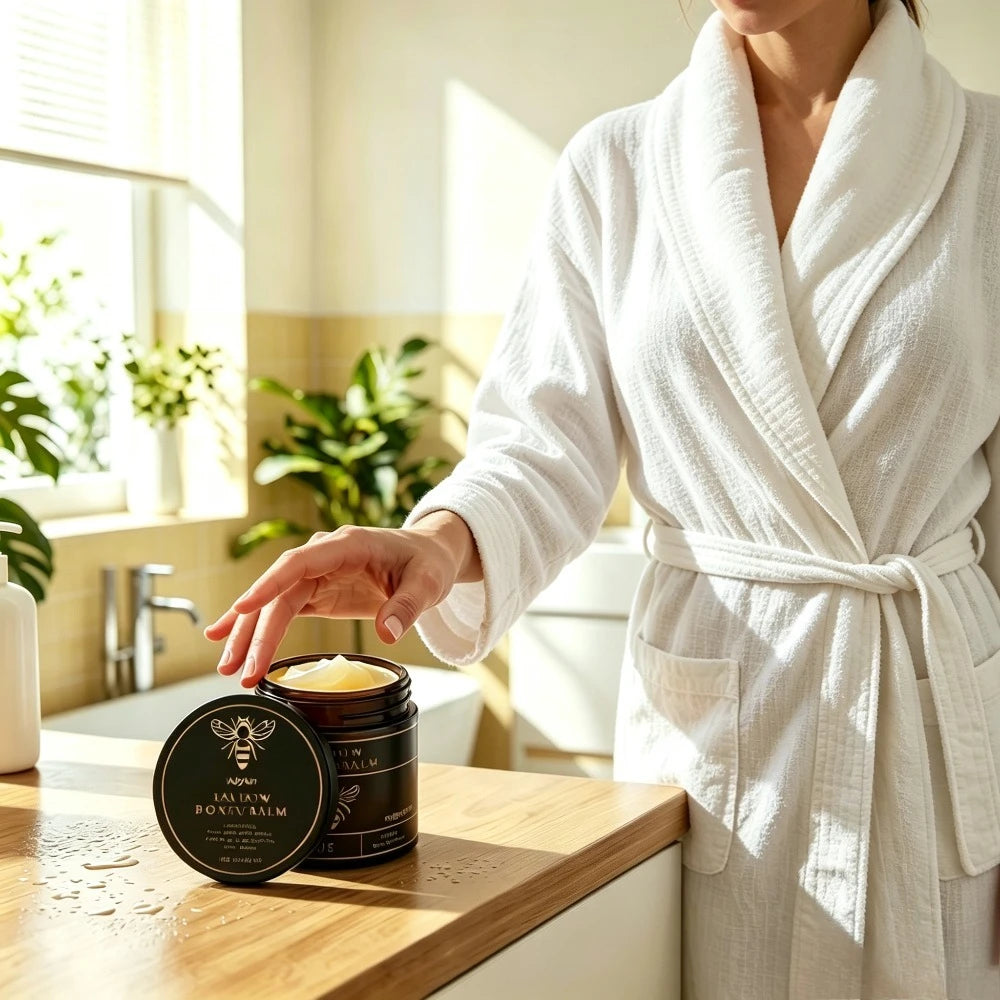Tallow Honey Balm Natural  Tallow Raw Honey Olive Oil Moisturizing Cream Gentle Nourishing Body Face Salve