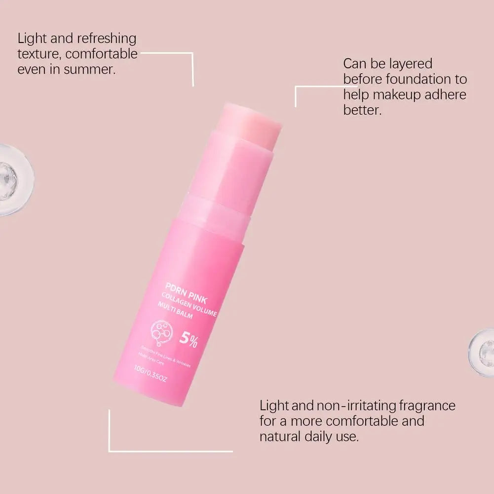 PDRN Collagen  Multi Balm For Face Neck Lip Moisturizing Stick Korea Skin Care