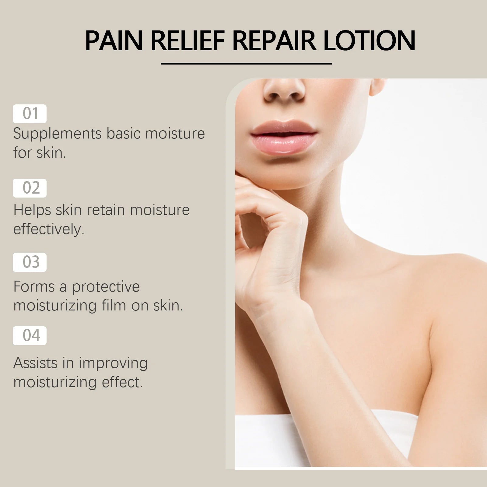 Moisturizing Body Lotion  Relieve Tightness Soothe Sensitive Skin