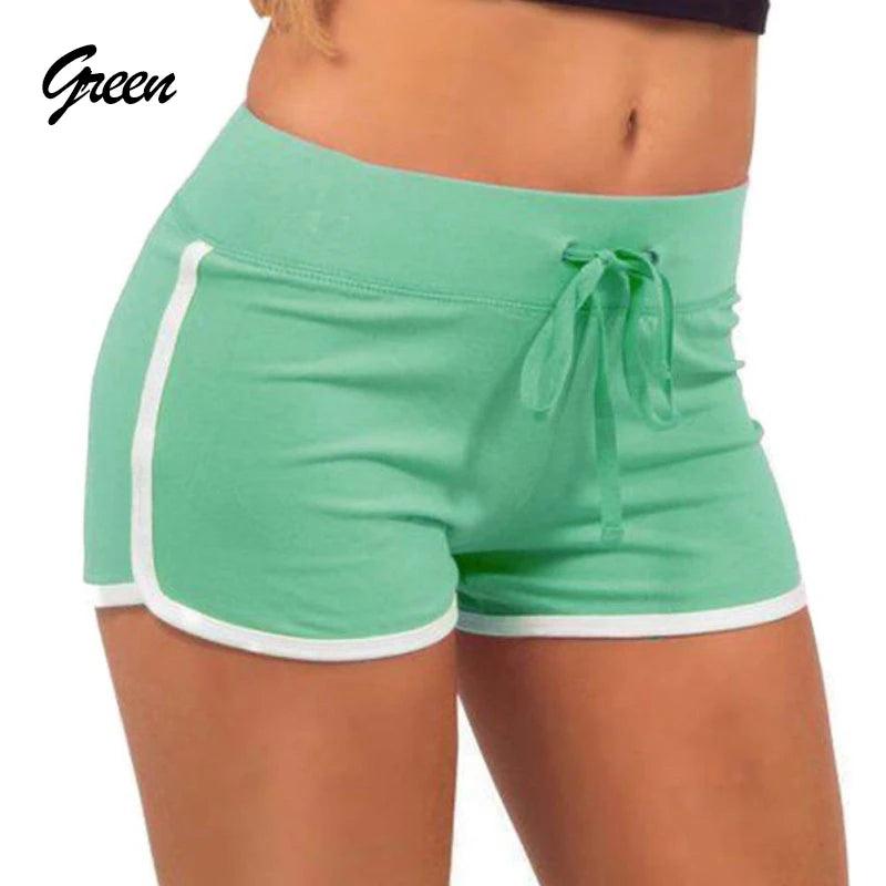 1pc Women Sports Yoga Shorts Skinny Patchwork Casual Tight Shorts Fashion Sexy Summer Girls Running Short Pants Gym Hip Training