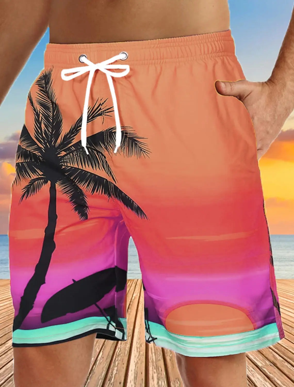 Men's Board Shorts Swim Shorts Bermuda shorts Beach Shorts