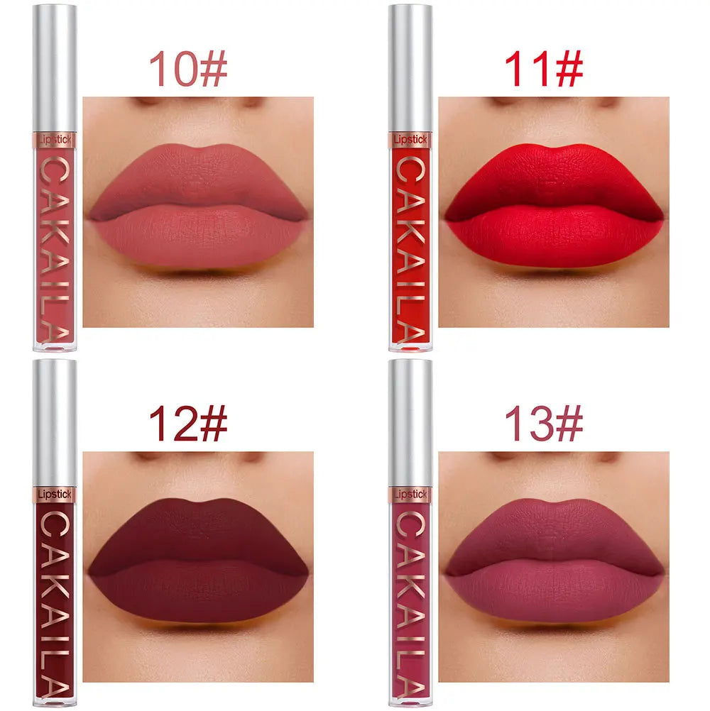 10/6 PCS Lipstick Set Matte Nude Liquid Lip Stain Makeup for women Non stick Cup Lip Gloss Waterproof Long lasting 💄💄💄💅