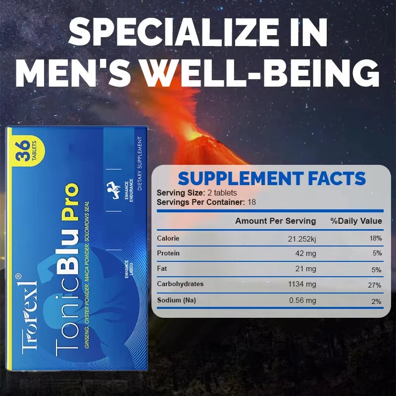 Oyster, Ginseng & Maca Vitality Complex | Energy, Stamina & Reproductive Health Support