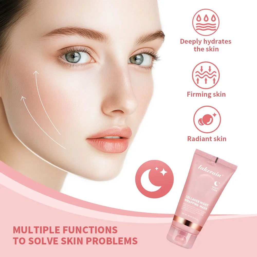 Collagen Overnight Peel-Off Mask – Hydrating & Firming Treatment