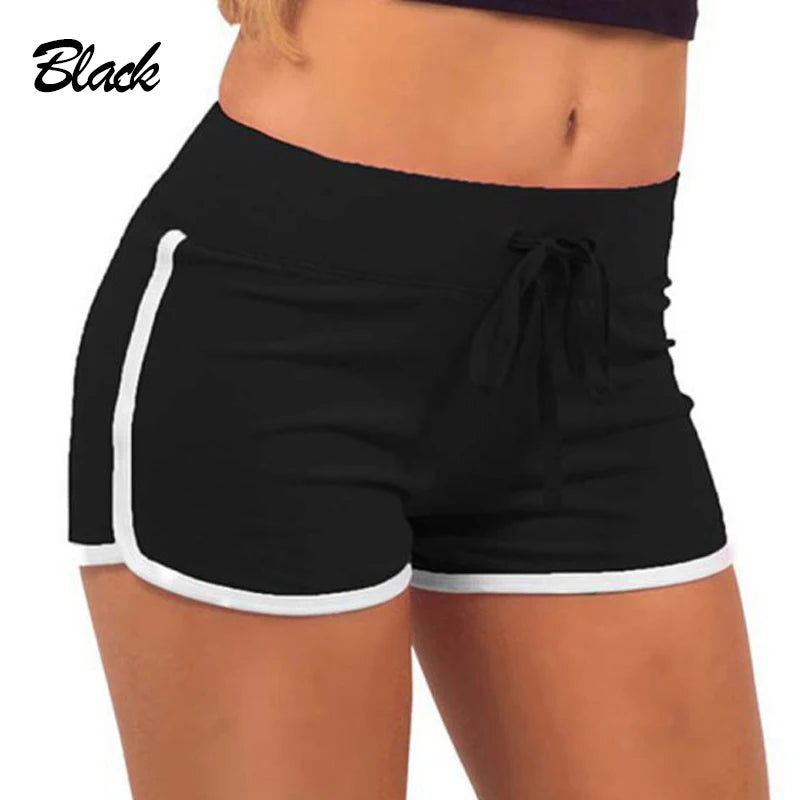 1pc Women Sports Yoga Shorts Skinny Patchwork Casual Tight Shorts Fashion Sexy Summer Girls Running Short Pants Gym Hip Training