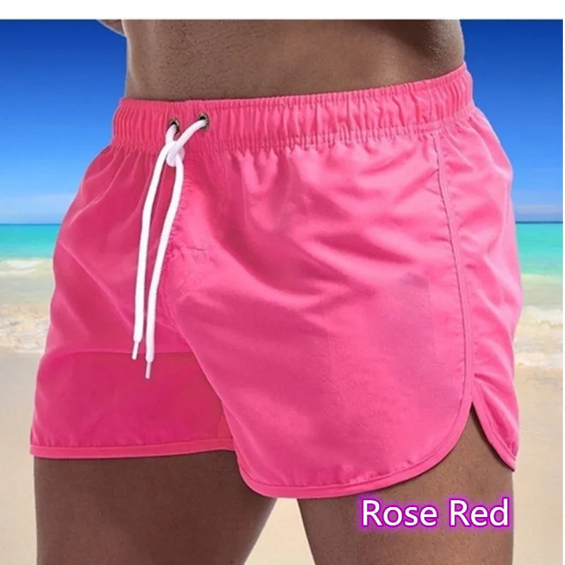 New mesh breathable fitness men's shorts speed dry pants summer thin training pants