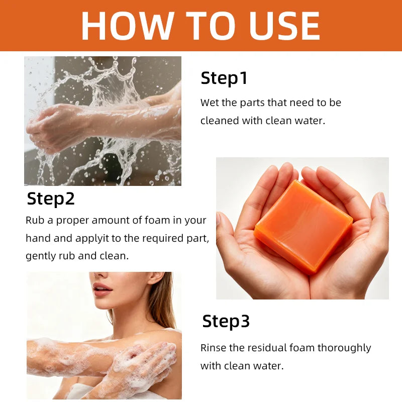 Whitening Soap - Brightens Skin Tone, Deep Cleansing & Moisturizing, Gentle for Sensitive Skin & Body Care