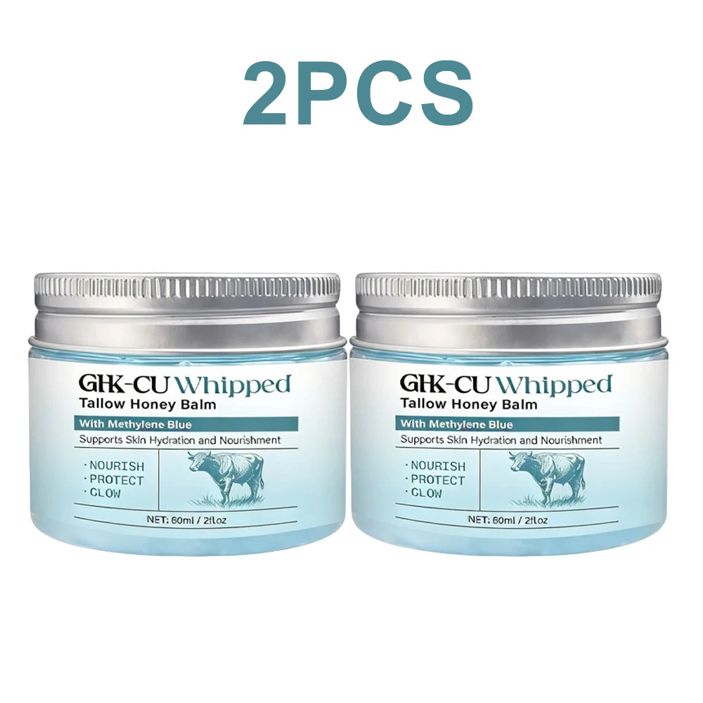 2PCS Color Copper Peptide Beef Tallow Face Balm Moisturizer 50 g