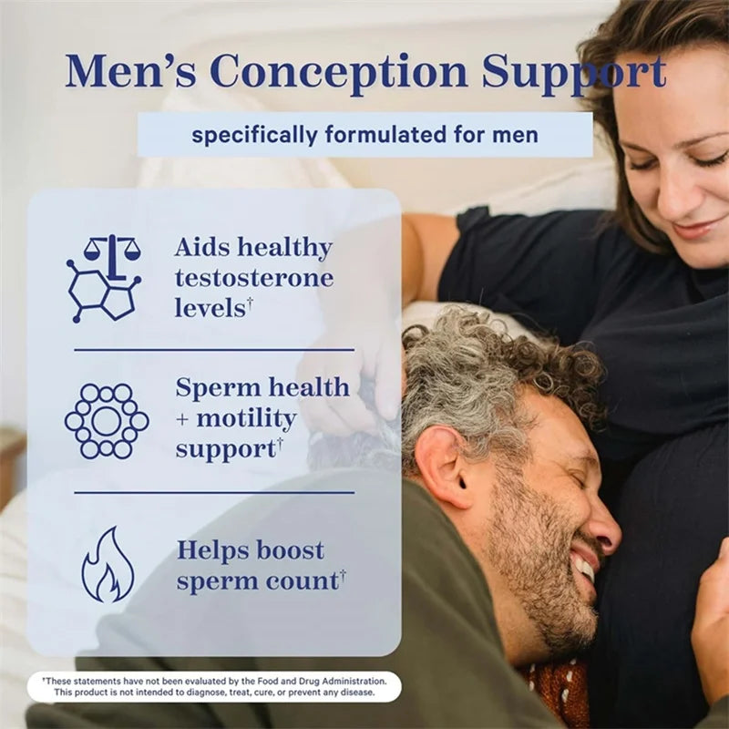 Men's Fertility & Reproductive Health Supplement – L-Carnitine, CoQ10 & Multivitamin Complex