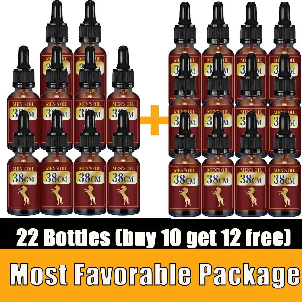 Men's Essential Wellness Oil – Oil-Based Herbal Formula for Stamina & Pleasure