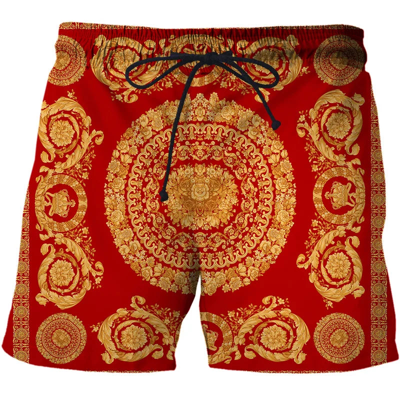 Luxury Beach Shorts  Men's Swim Trunks Casual  Surf