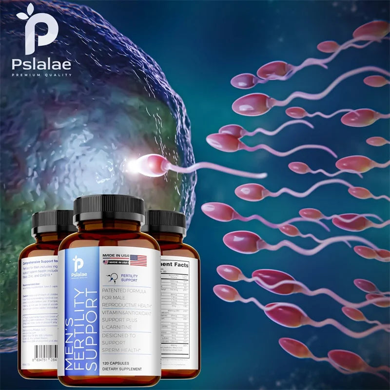 Men's Fertility & Reproductive Health Supplement – L-Carnitine, CoQ10 & Multivitamin Complex