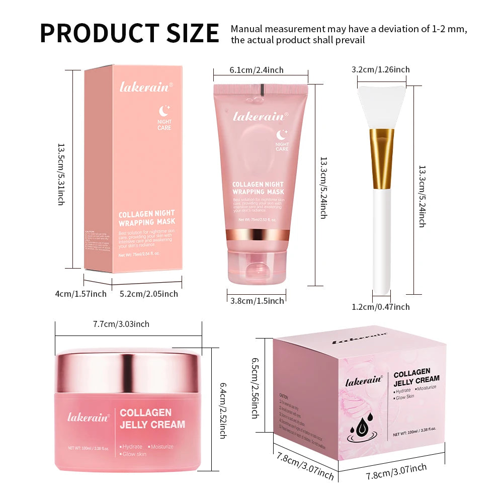 Collagen Overnight Peel-Off Mask – Hydrating & Firming Treatment