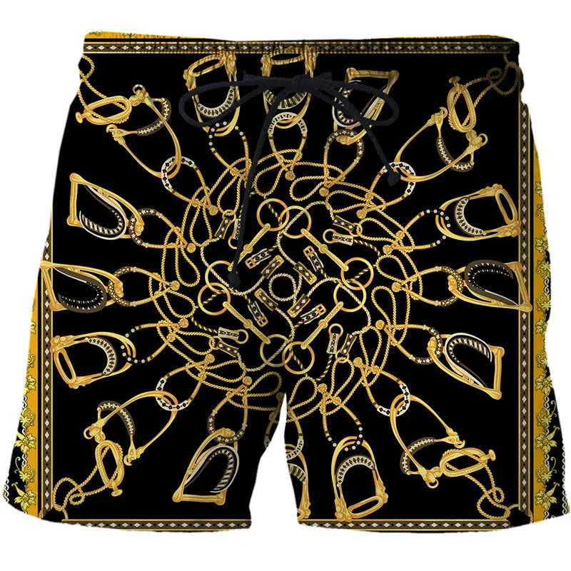 Luxury Beach Shorts  Men's Swim Trunks Casual  Surf